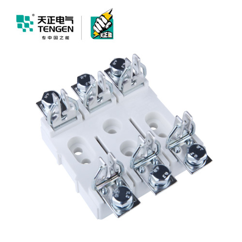 TENGENe天正RT16-00 NT00 RT36-00熔断器3P保险丝底座三相带隔弧