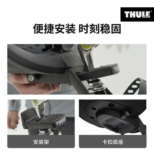 THULE 拓乐 Thule Yepp 2 前置/后置立杆V式儿童自行车座椅