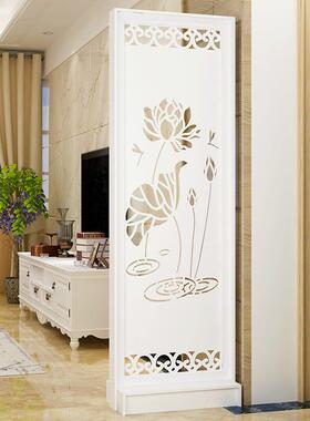 室现代简雕约双面移动座屏屏风镂卧客厅FS755980玄关空花隔断背景