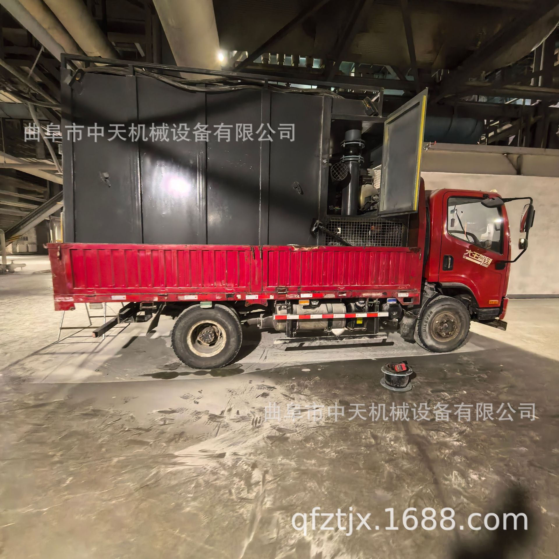 火力发电炉膛吸灰车100m高空