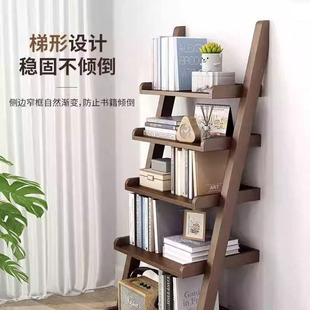 实物木书置架落地网红儿童简易立架式 多层书柜家用墙客厅靠收P609