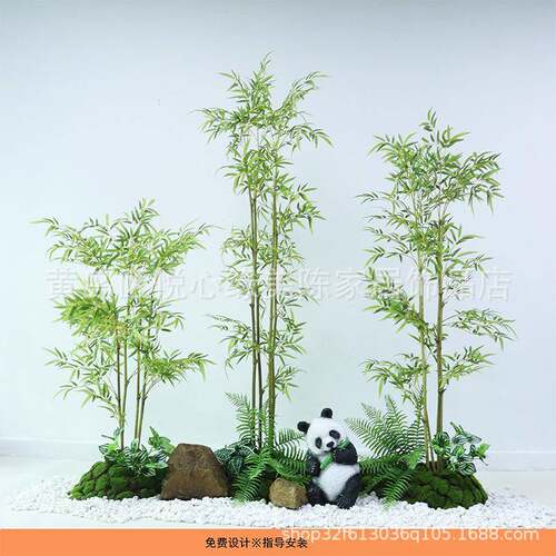 内仿真绿室植组合造景商场窗楼梯转观角DJ000景装饰摆橱件盆景套