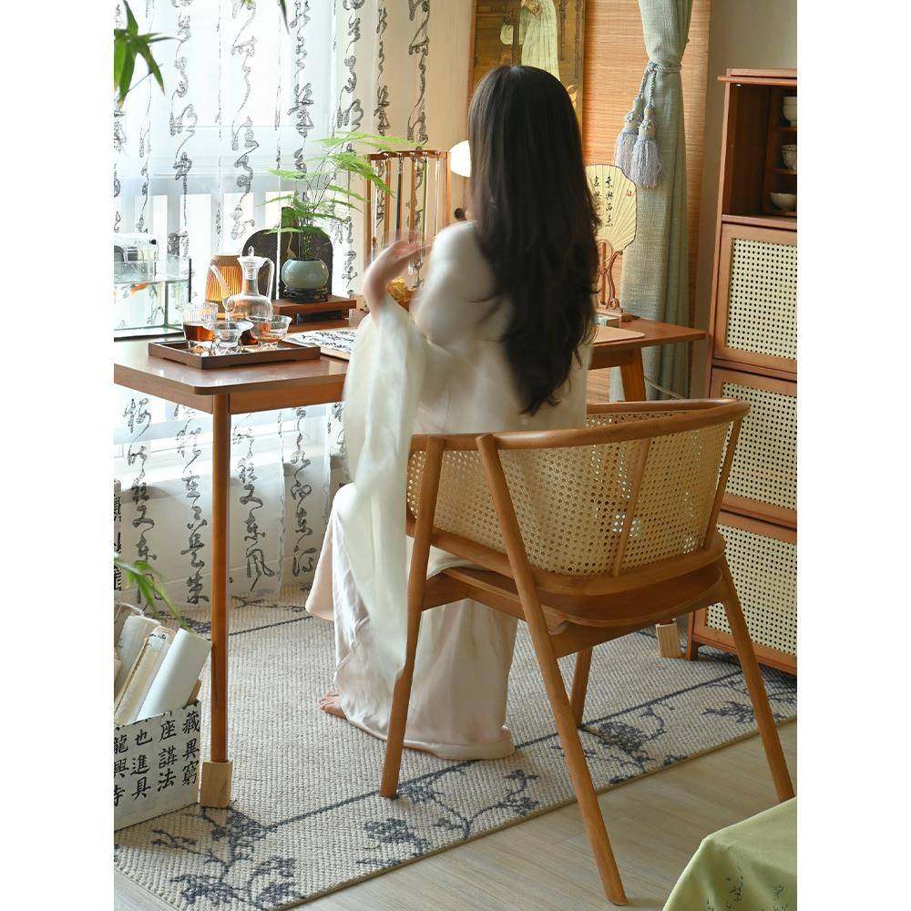 11761987日式实木发家用餐椅泡茶靠台背椅阳藤人编椅子轻奢休闲扶,鲜花速递/花卉仿真/绿植园艺,割草机/草坪机,淘宝优惠券,粉丝福利购,淘宝优惠卷