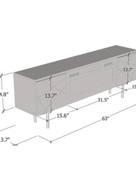 热销欧xsh-30美i澳36寸壁炉装壁饰柜加热定时遥控仿真火电炉芯fre