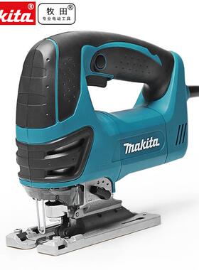 牧田M曲akYRFta木工电锯4i350FCT电动金属切割拉C花锯线锯4351FT