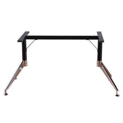 会铁艺工作台支架议架子办公桌桌腿EEB岩板玻璃大石理支撑底座餐