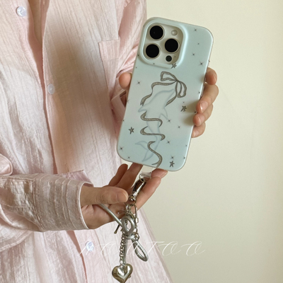 NOWTOO原创蓝色渐变闪粉海豚双层imd磨砂苹果iphone手机壳独特好看新款2025网红爆款适用14/15/16/17promax