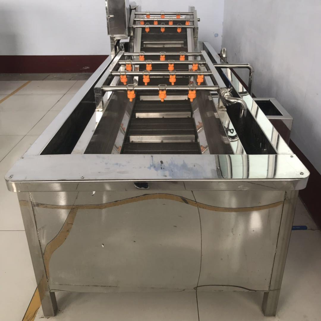 葡萄果蔬泡气清洗机 土豆叶菜VRK鼓泡洗压自菜设备 全动高喷淋清