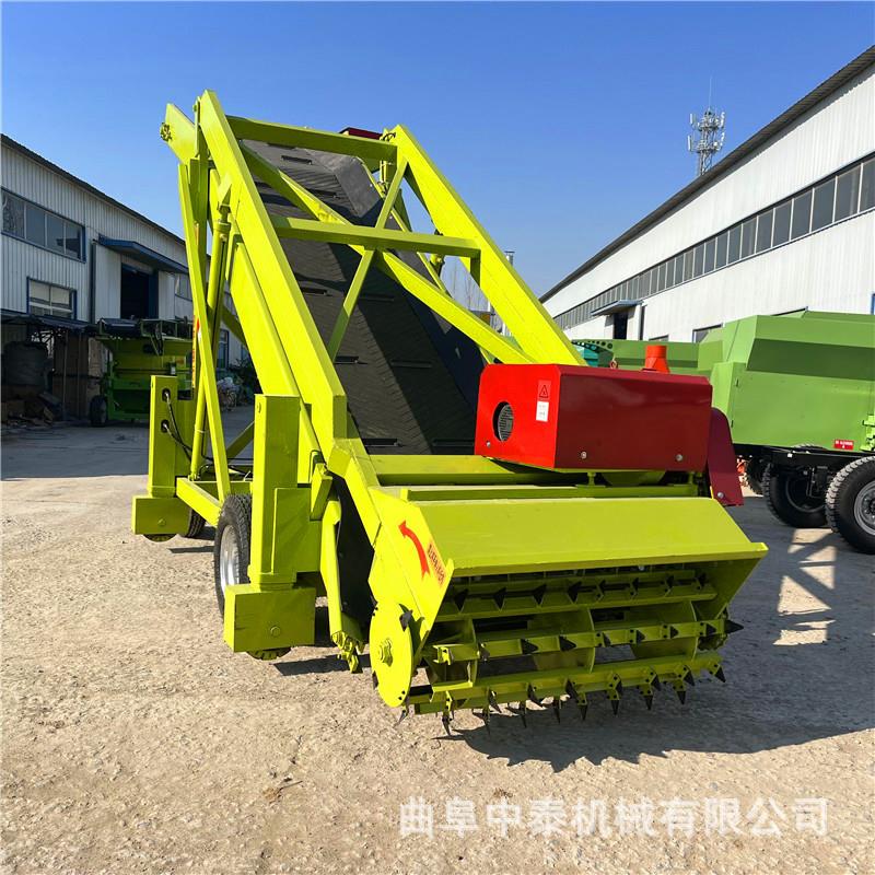 电升降式5取料机牛动羊喂储养青秸秆取米草机自FCE走式横移挖草设