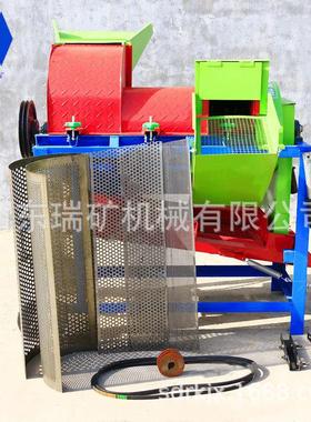 水稻粒脱机小型农用黄豆玉米高粱谷CUX剥壳机家用田稻稻坡穗打谷