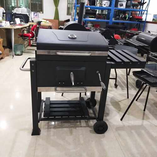 bbq大四方炉木炭大型烧烤炉庭院聚会烧肉架户外烧烤用具