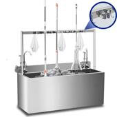 跨境多功能不锈钢清洗池落地式 拖把池沥水架墩布池阳台卫生间洗狗