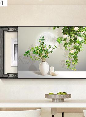 电NPS风箱装表饰画奶油静物电创意配箱盒子遮挡装饰画