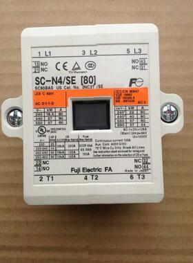 SC-N4 富士交流接触器SC-N4 AC220V 48V 110V 24V 380V 原装现货