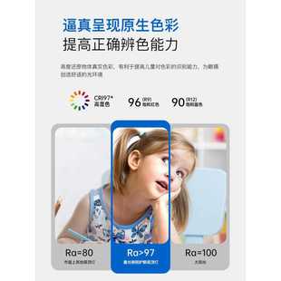 高显指全光谱吸顶灯led现代圆形家用儿童灯现代简约主卧室护眼灯