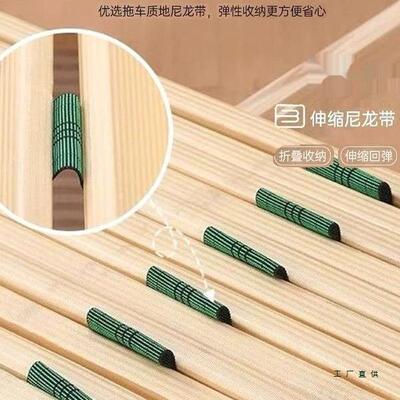 静音加密全实木床板折叠加宽加厚排骨架松木铺板杉木硬板垫片木条