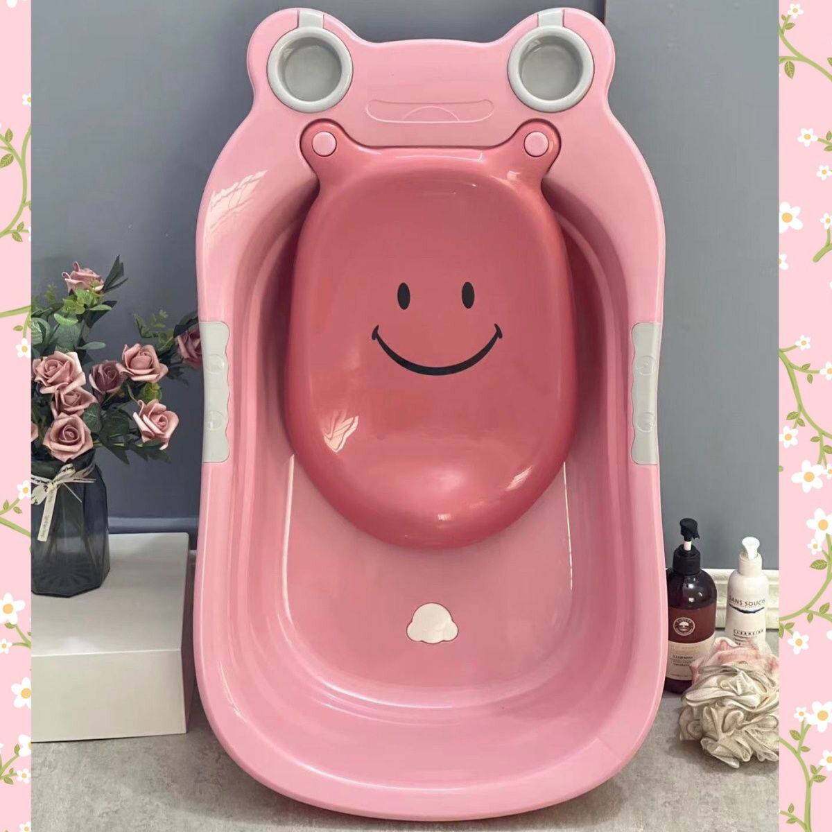 大号儿童沐浴盆新款婴儿浴盆小孩幼儿0到6岁宝宝洗澡桶坐躺新生儿