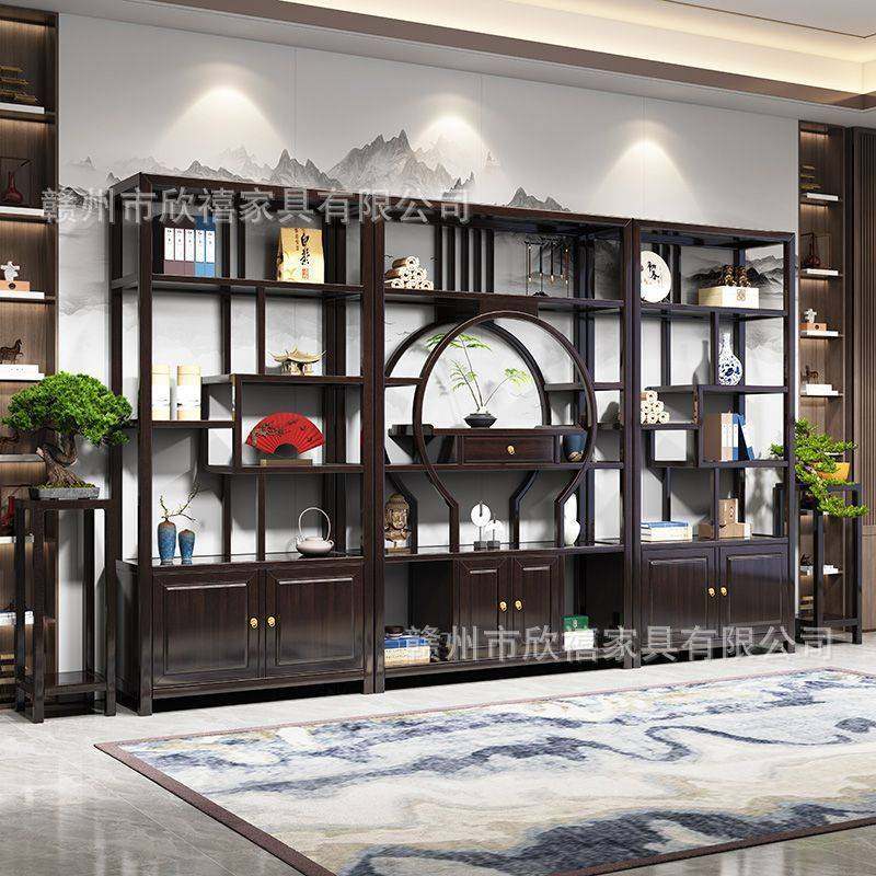 新中式实木隆祥博古架多宝阁摆件展示柜储物客厅隔断收纳柜置物架,玩具/童车/益智/积木/模型,垂直悬浮玩具,淘宝优惠券,粉丝福利购,淘宝优惠卷