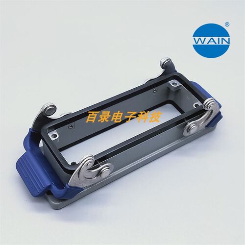 WAIN唯恩重载连接器 W24B-RBK-2L/SC 反向安装开孔底座 IP67防护