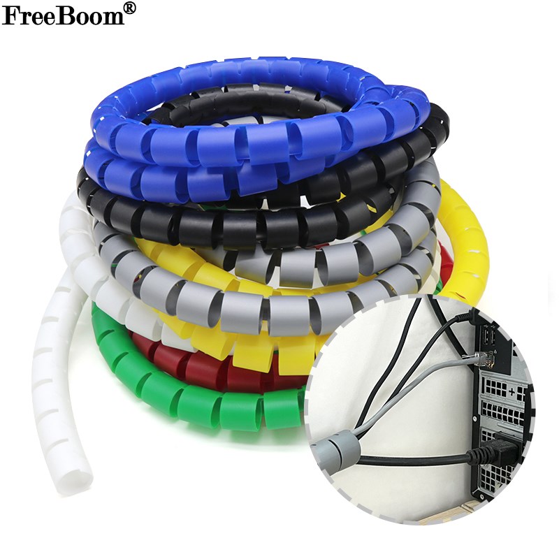 PE束线管 理线收纳集线管 缠绕管束线管手机电脑电线包线管理线器