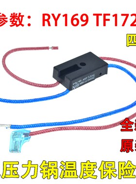 适用美的电压力锅煲温度保险丝管RY169A Tf172温控热熔断器10A