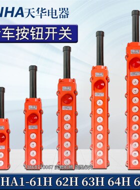 浙江天华TNHA1-61H62H63H64H65H行车按钮开关电动葫芦遥控COB手柄
