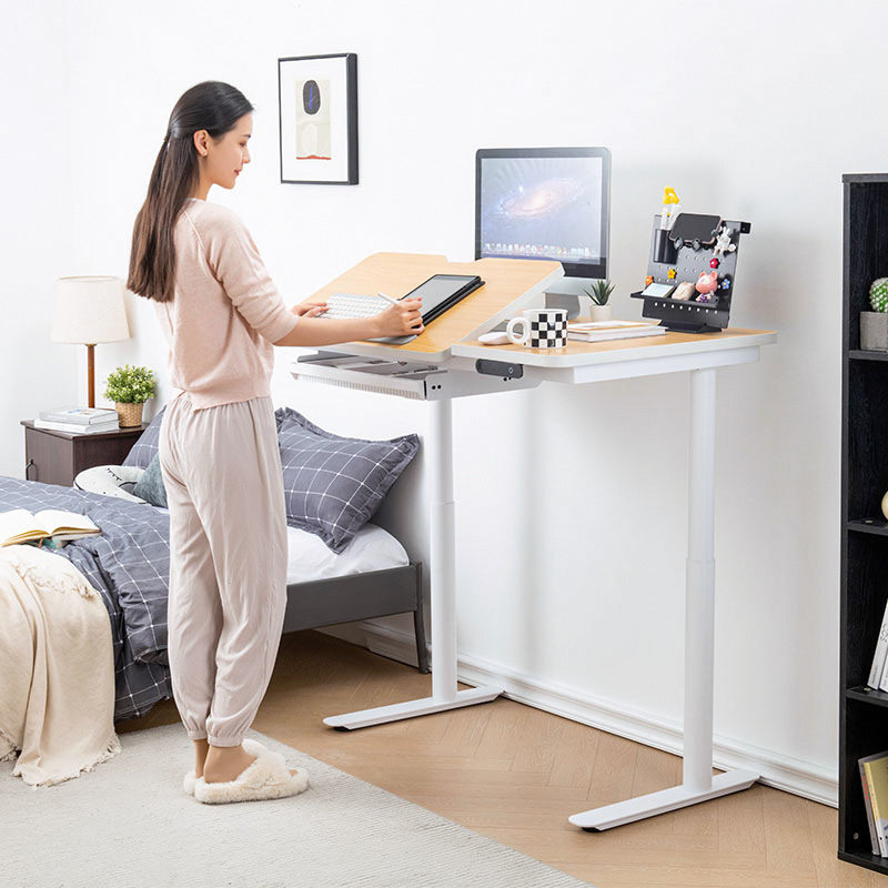 日本SANWA电动升降电脑桌小户型桌升降台可调角度设ERD-CMS002,住宅家具,电动升降桌,淘宝优惠券,粉丝福利购,淘宝优惠卷