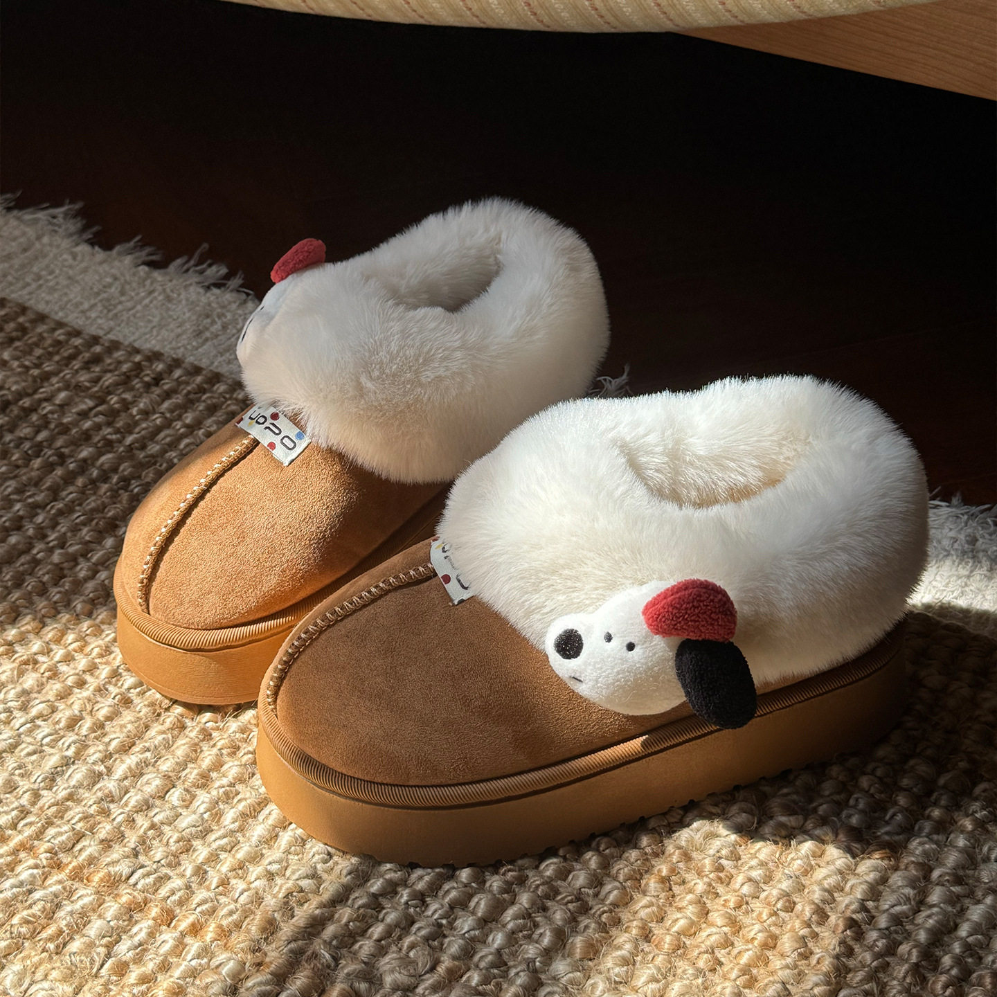 卡通全包棉拖鞋冬天外穿保暖棉鞋秋冬季室内居家加绒加厚毛毛拖鞋,女鞋,棉鞋,淘宝优惠券,粉丝福利购,淘宝优惠卷