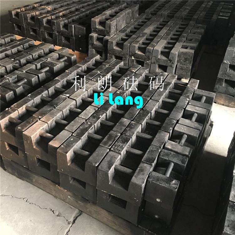 电梯校准25kg标准配重块砝码 湖北25KG锁型手提砝码 M1级铸铁砝码