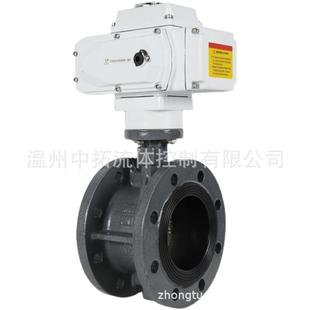 16C铸钢电动法兰式 D941X 蝶阀DN300低压电动开关型蝶阀阀门DN350