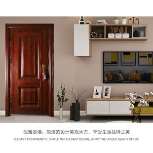 家用仿甲级安全防盗门 厂促新款 简约平开门入户防盗门地下室门
