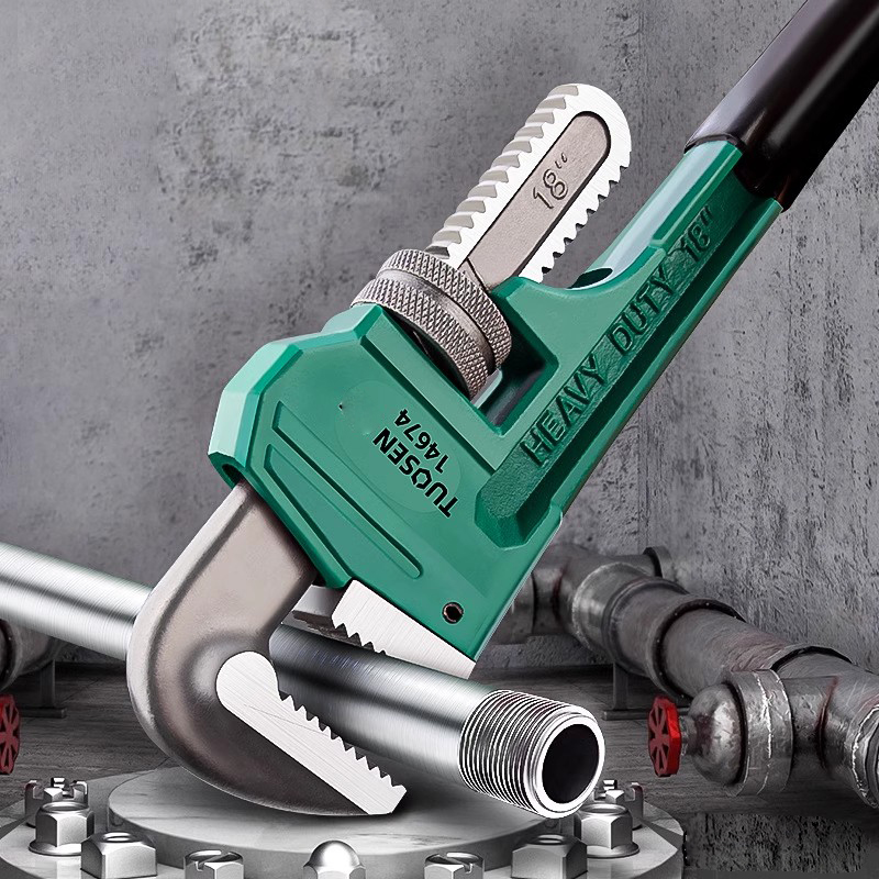 速发管钳管子钳扳手大号用水用钳子扳多手功能能家管管钳喉钳