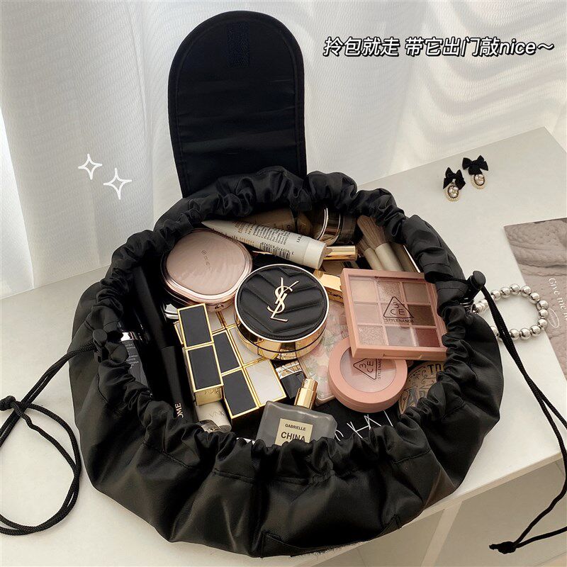 速发懒量高级感便携抽绳束口防水旅行洗漱包大容手人提收纳袋