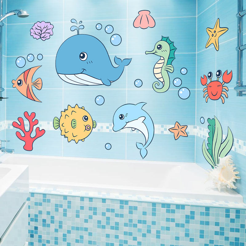 速发贴所浴室卫生间玻璃贴纸瓷砖贴墙面装饰墙壁遮画厕洞墙贴防水,家居饰品,软装墙贴,淘宝优惠券,粉丝福利购,淘宝优惠卷