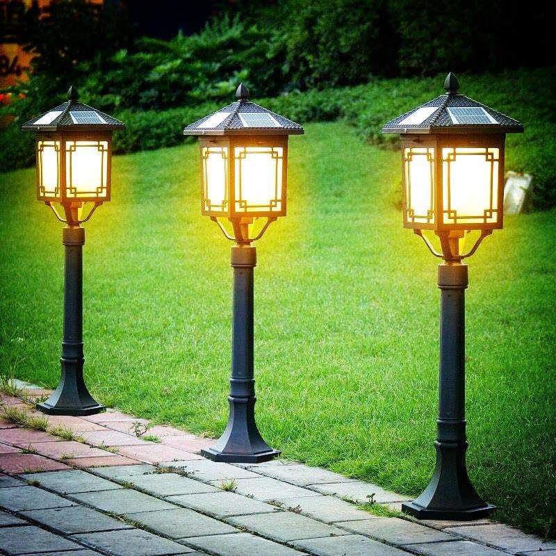 太阳能灯户外庭院灯led户外防水草地灯地插式家用花园别墅草坪灯