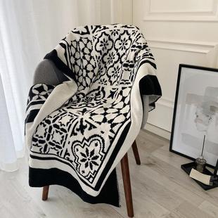 夏季沙发盖毯轻奢高级感毛毯办公室空调披肩午睡小毯子美容床搭巾