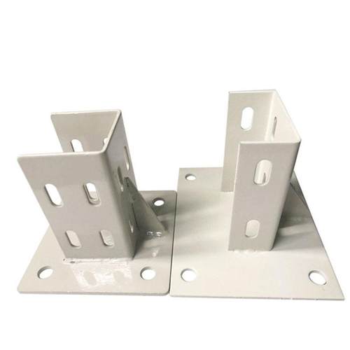 铝合金4040/4080地脚 护栏围栏地脚固定连接件铝制铝型材配件