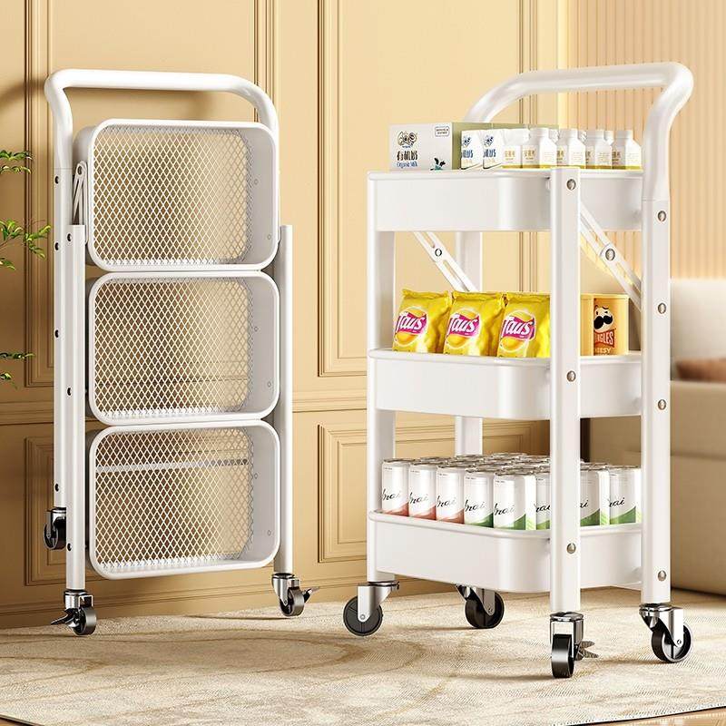 可移动小推车多层移动置物架卫生间厨房卧室落地收纳架零食书架子,收纳整理,整理架/置物架/收纳架,淘宝优惠券,粉丝福利购,淘宝优惠卷