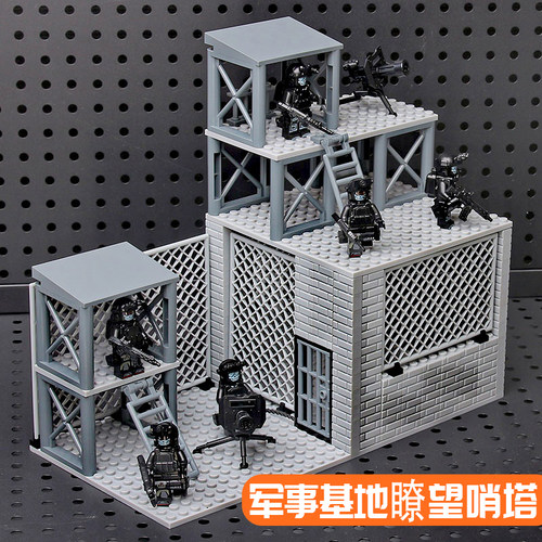 军事积木人仔幽灵特种兵
