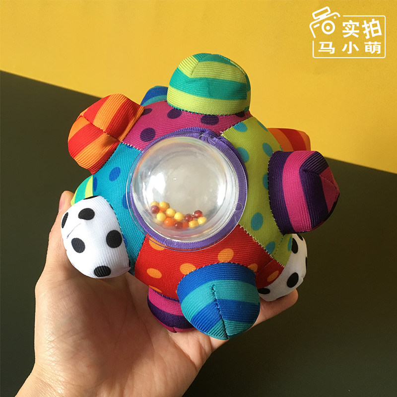 速发宝宝手抓球可咬抛接球婴儿触觉感知球布球益智球类玩具