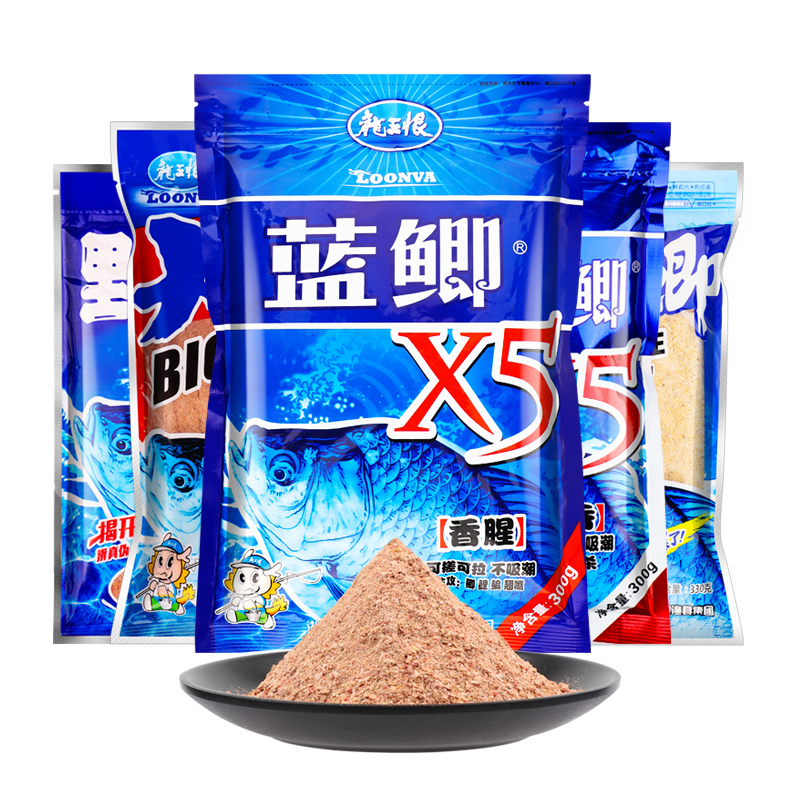 速发龙王恨野战蓝鲫饵料野钓老三样鲤鱼草鱼台钓饵料鱼食窝料