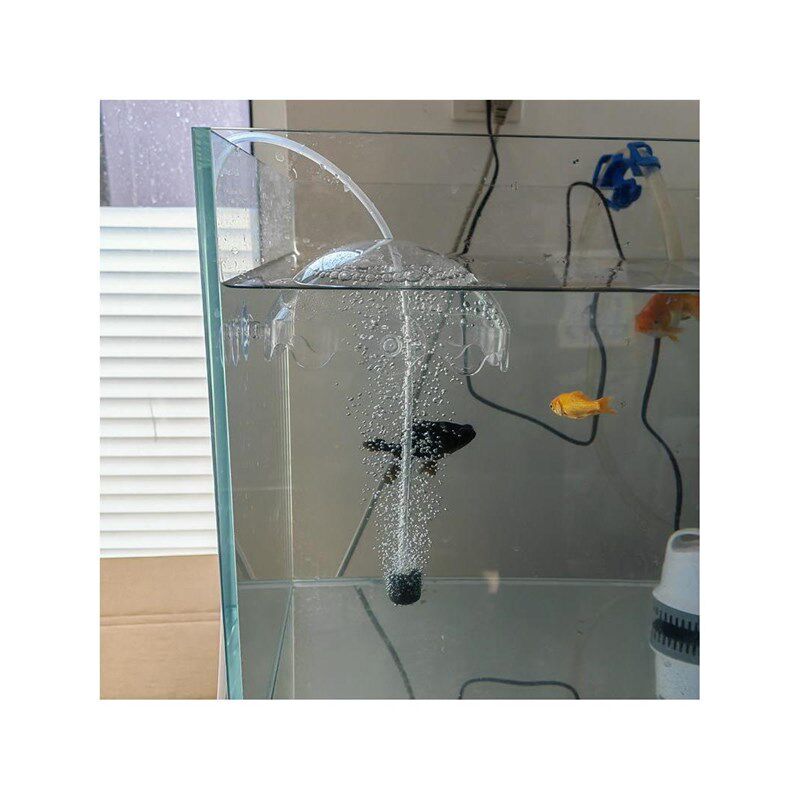 速发鱼缸防飞溅静音罩溶氧器亚克力罩氧气泵气石防飞沫箱防溅水玻