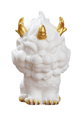 热销看门守护神兽麒麟瑞兽陶瓷像摆件招财佛堂护法佛前观音供奉家