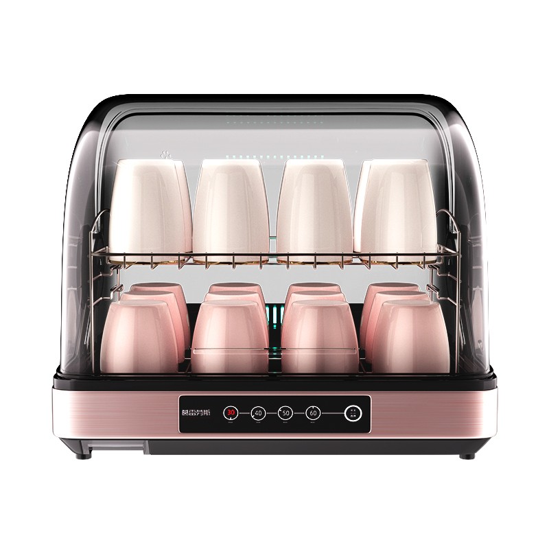 热销茶杯消毒柜小型台式家用迷你水杯功夫茶具紫外消毒杯柜办公室