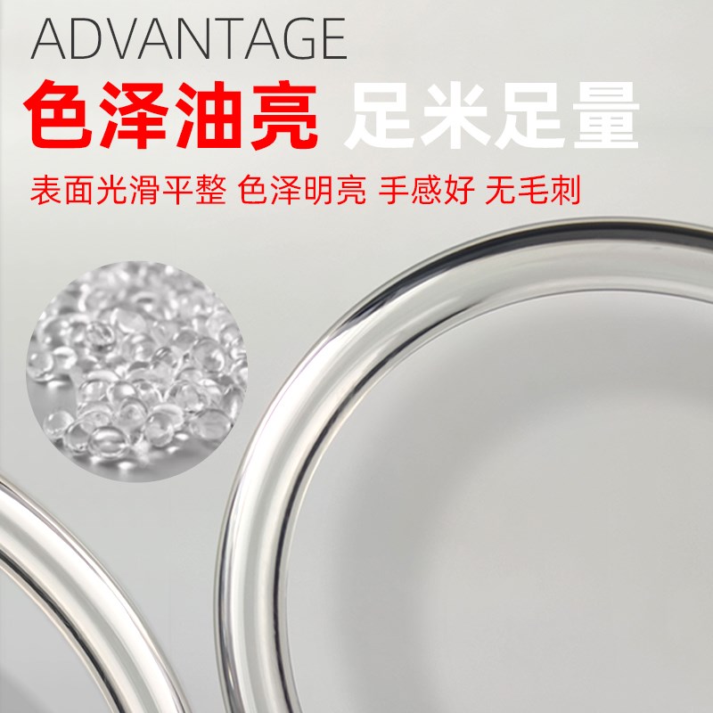 热销PU气动管气泵空压机气管高压8/10公斤压力管透明聚氨酯软管1/