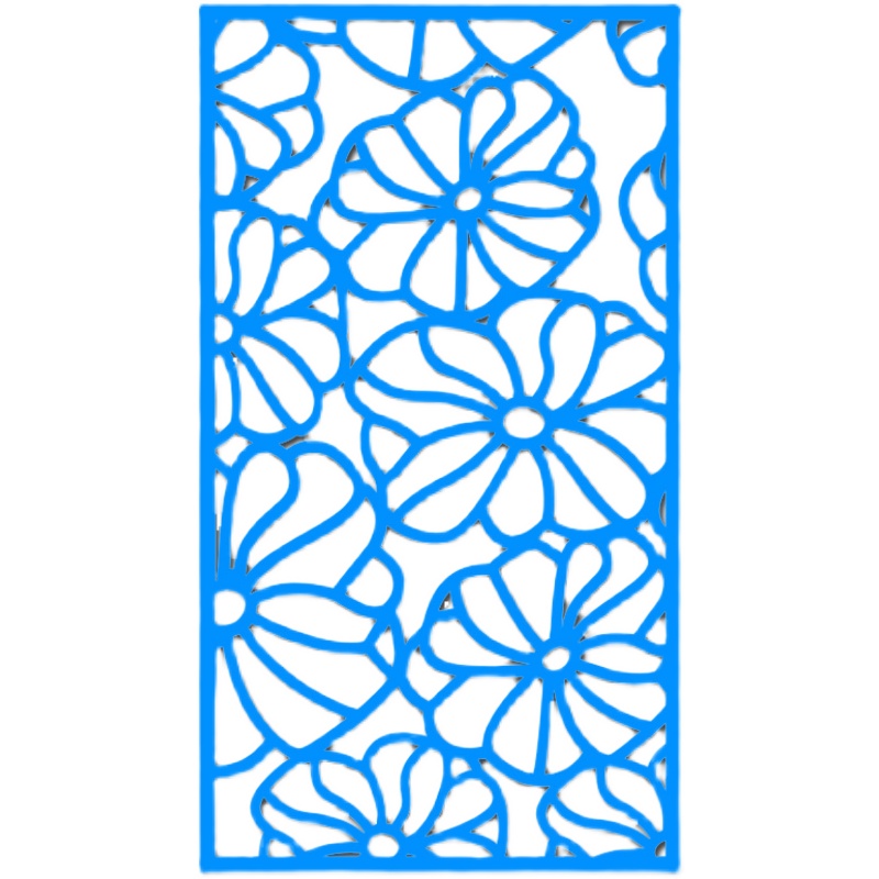 热销雕花板镂空中式线条吊顶花格隔断客厅走廊背景墙装饰通花板木