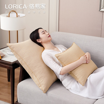 速发骆易级新中式抱枕客沙厅发轻奢高家感大号靠枕套床上靠背靠垫