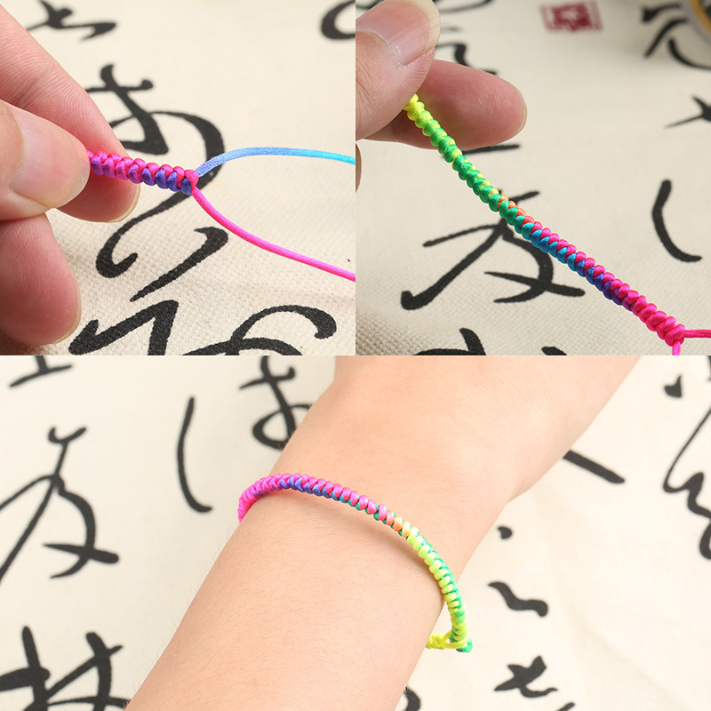 速发中国结锦纶绳手工编织红绳手绳手链腰链饰品567号绳材工具