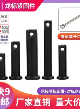 速发GB882插头带孔销轴销销钉发黑圆柱销子平销M1M5M6M8M10M42M0