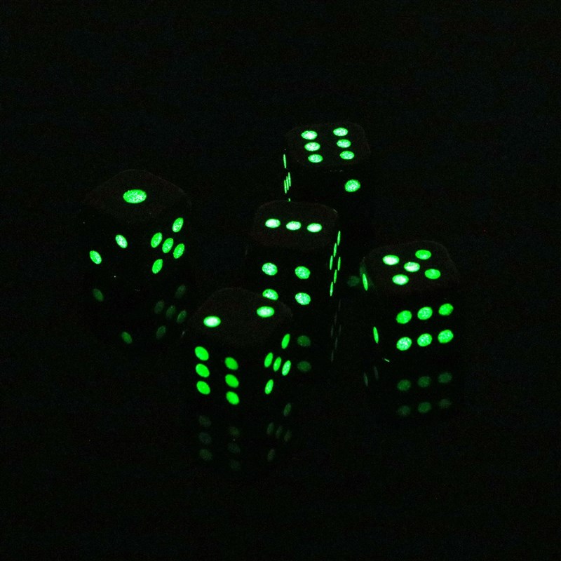 速发金属夜光骰子套装金色银用筛子酒吧色品V色子骰子色粒